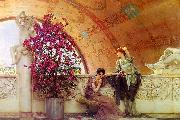Alma Tadema Unconscious Rivals oil painting on canvas